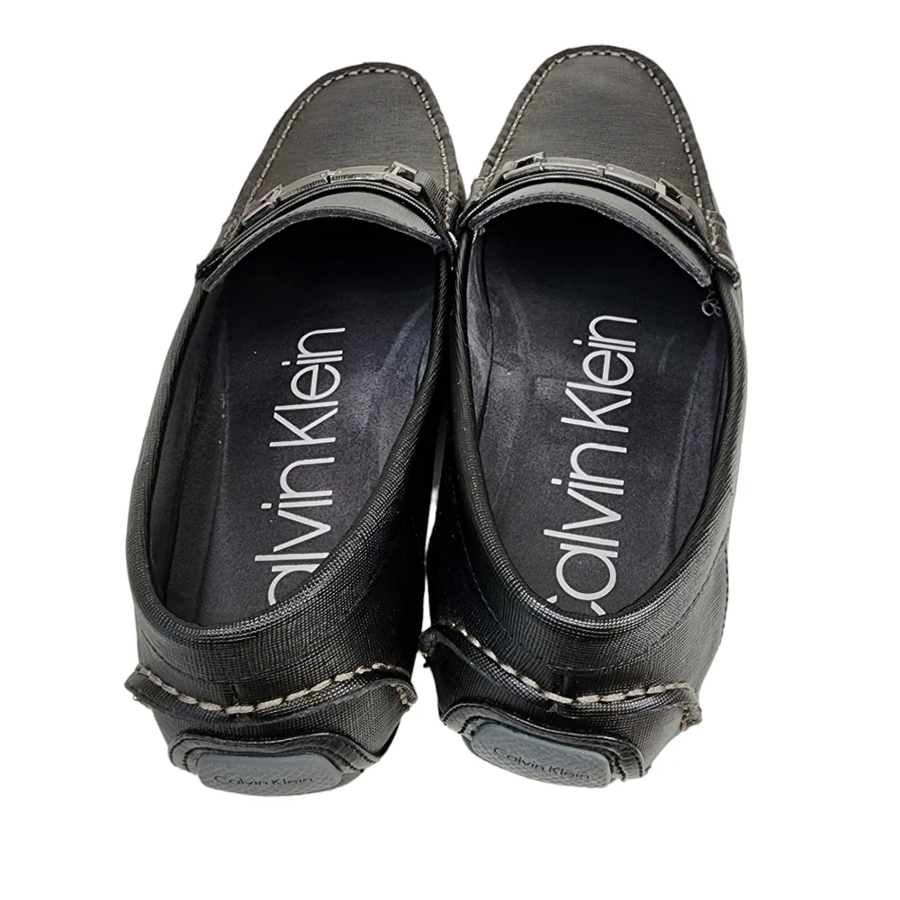 Calvin Klein Men's Black Slip On Shoes Magnus Driver Loafer - Picture 12 of 16